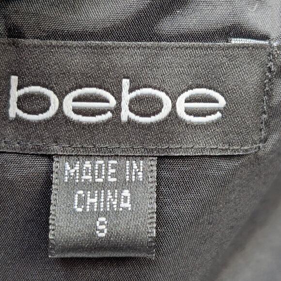 Bebe Black Multicolored Mini Dress Size S - Picture 9 of 9